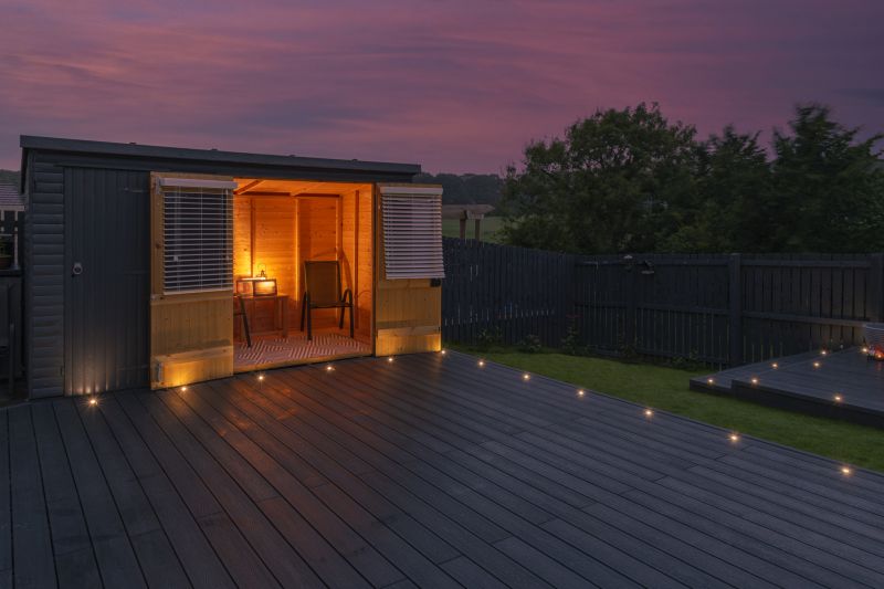 Outdoor Deck with Lighting