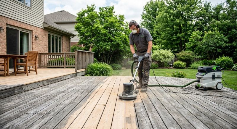 Exterior Deck Sanding